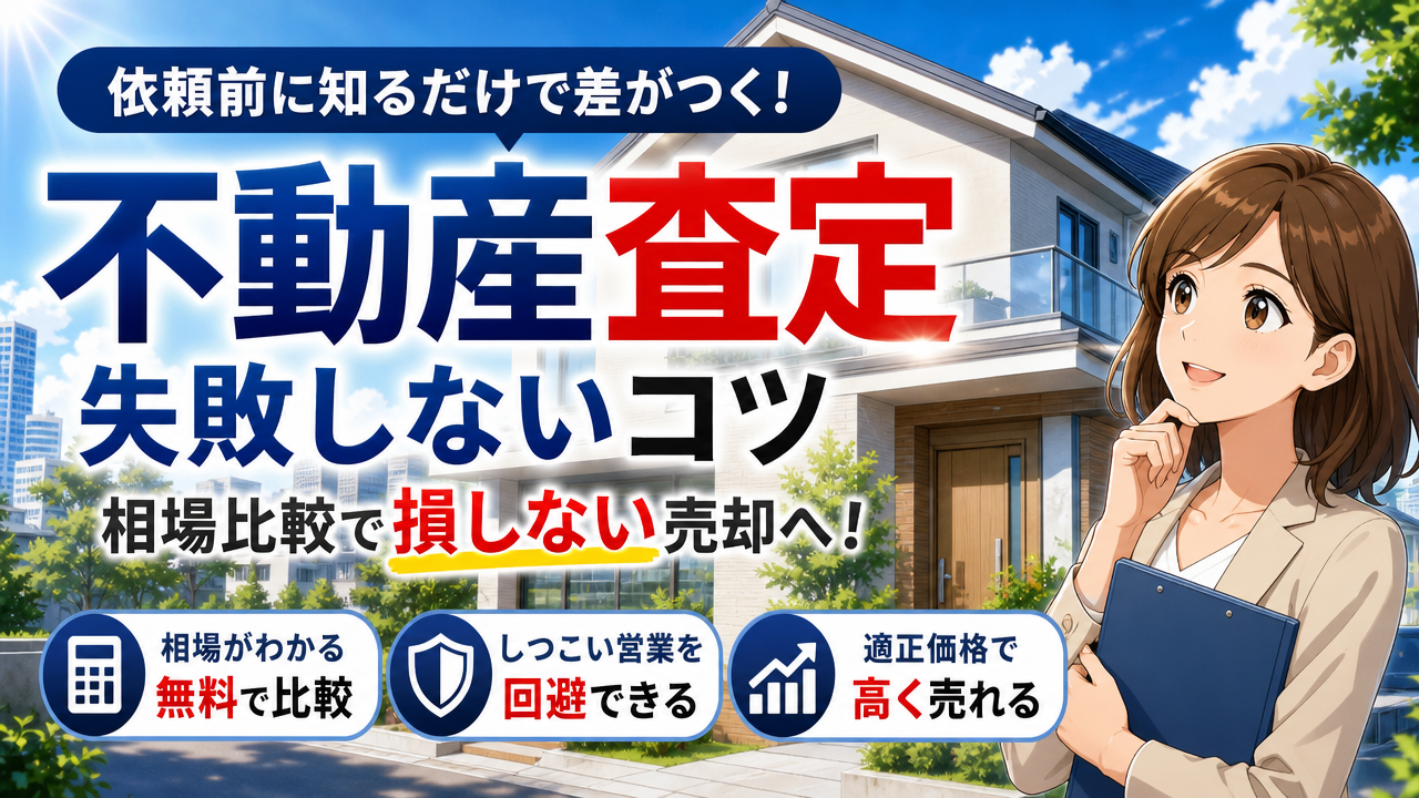 査定を不動産に依頼する前に必読！無料で相場比較や失敗回避のコツを徹底解説