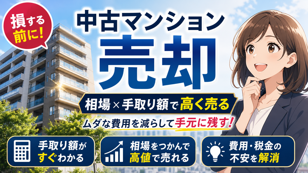 中古マンション売却で相場と手取り額を把握して高く売る完全ガイド