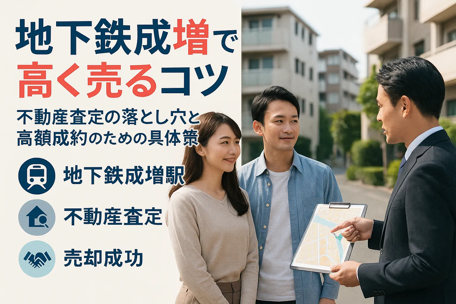 地下鉄成増駅周辺の不動産売却で失敗しない査定と高額成約の秘訣