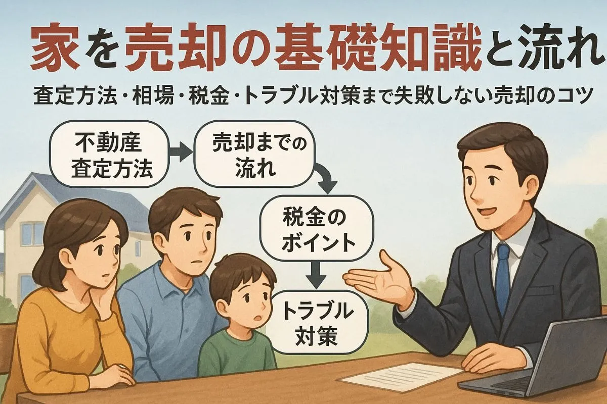 家を売るの基礎知識と流れを徹底解説！査定方法や相場・税金・トラブル対策まで失敗しないコツ