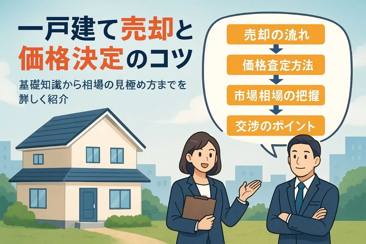 一戸建て売却の流れと相場を徹底解説！成功する価格決定や費用・税金のポイントも紹介