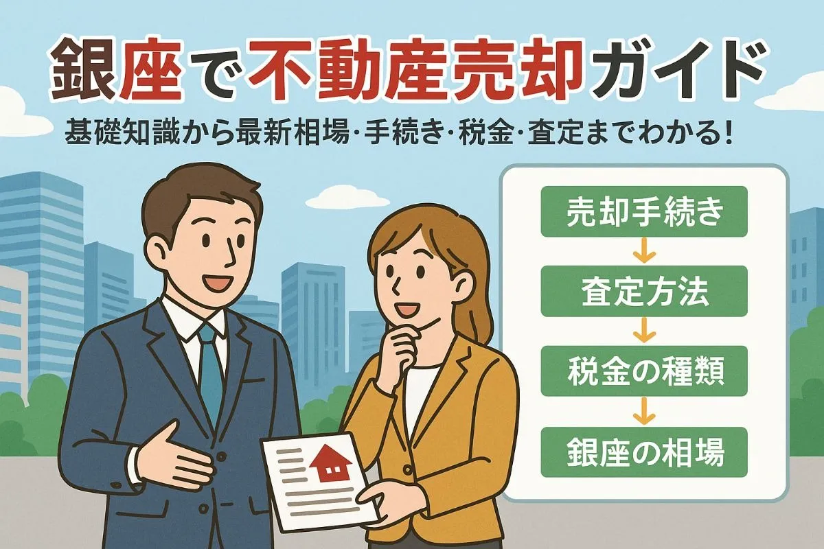 銀座駅周辺で不動産売却の基礎知識と最新相場！手続きや税金・査定方法まで完全ガイド