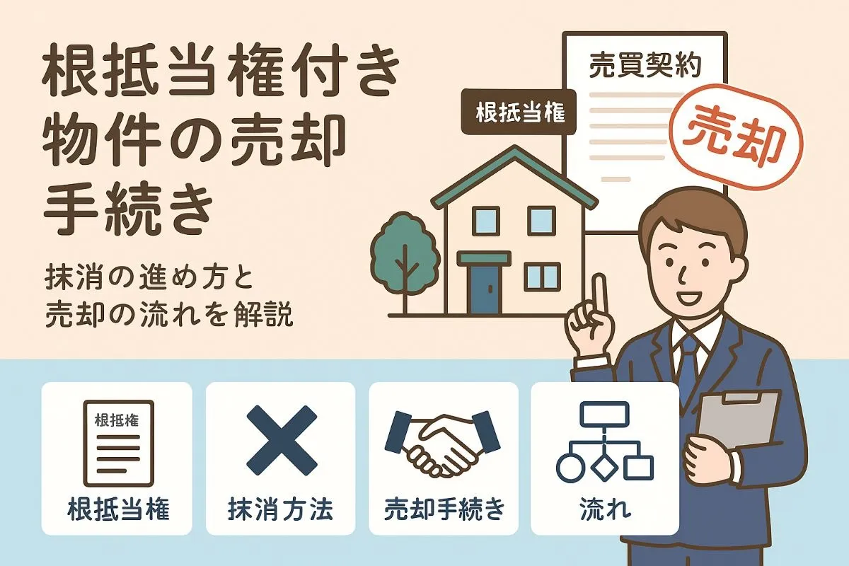 不動産売却で根抵当権がある物件の抹消方法と売却手続きの流れを解説