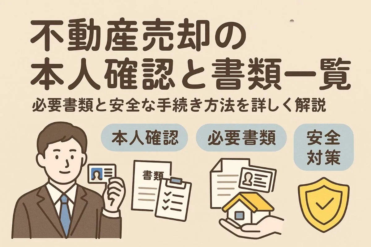 不動産売却の本人確認に必要な基礎知識と必要書類一覧、安全な手続き方法を徹底解説