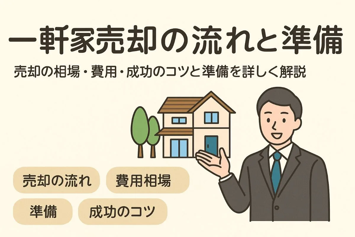 一軒家を売却する基礎知識と流れを完全解説！相場や査定方法・費用の注意点と成功のコツ