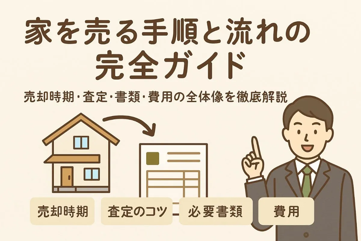 家を売る手順の全体像と流れを徹底解説｜売却時期や査定のコツ・必要書類・費用まで完全ガイド