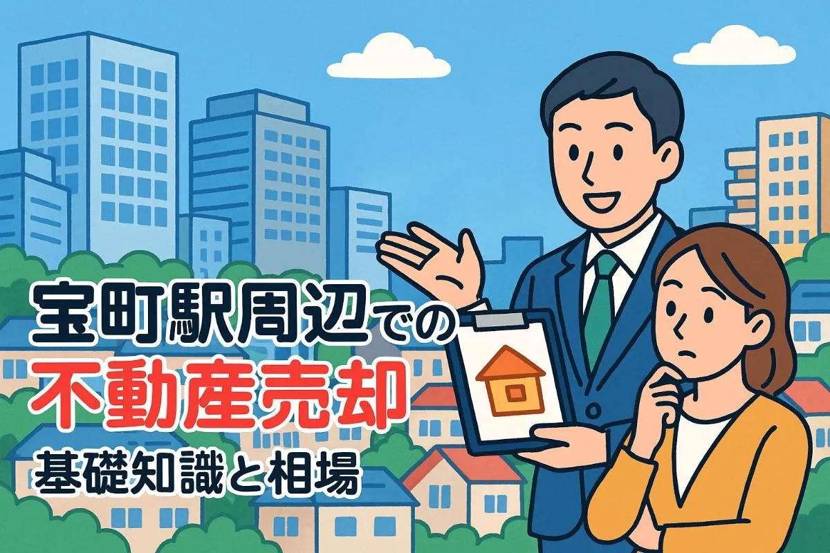 宝町駅周辺での不動産売却の基礎知識と相場｜高く売るための最新戦略と会社選び