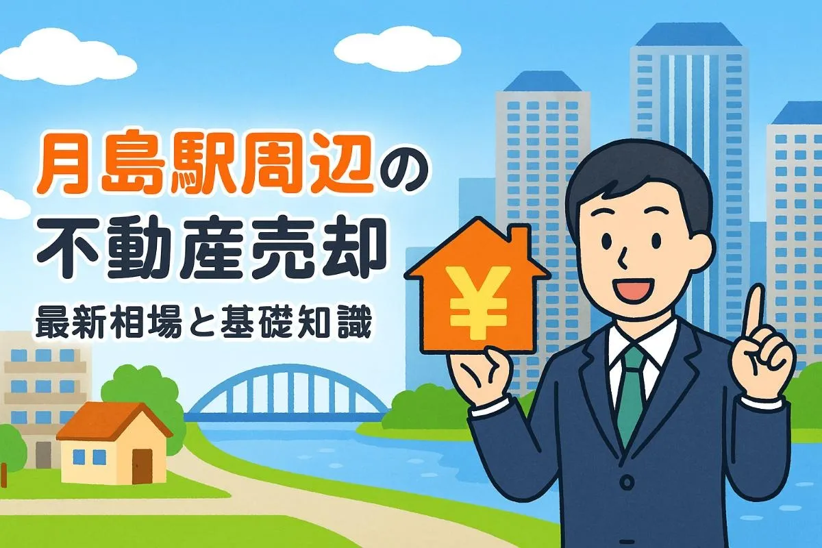 月島駅周辺の不動産売却の基礎知識と最新価格相場を徹底解説！高く売るコツを紹介