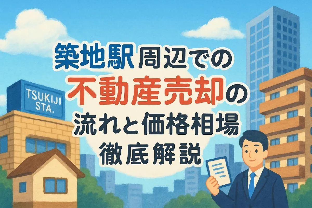 築地駅周辺での不動産売却の流れと価格相場徹底解説｜高値売却の成功ポイントと失敗回避策