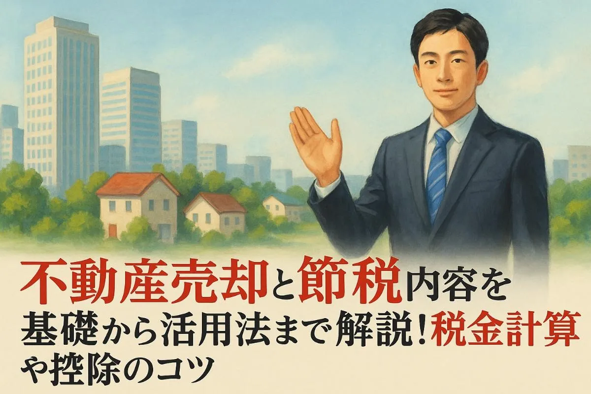 不動産売却と節税内容を基礎から活用法まで解説！税金計算や控除のコツも紹介