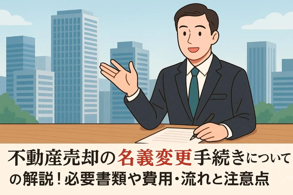 不動産売却の名義変更手続きについての解説｜必要書類や費用・流れとよくある注意点
