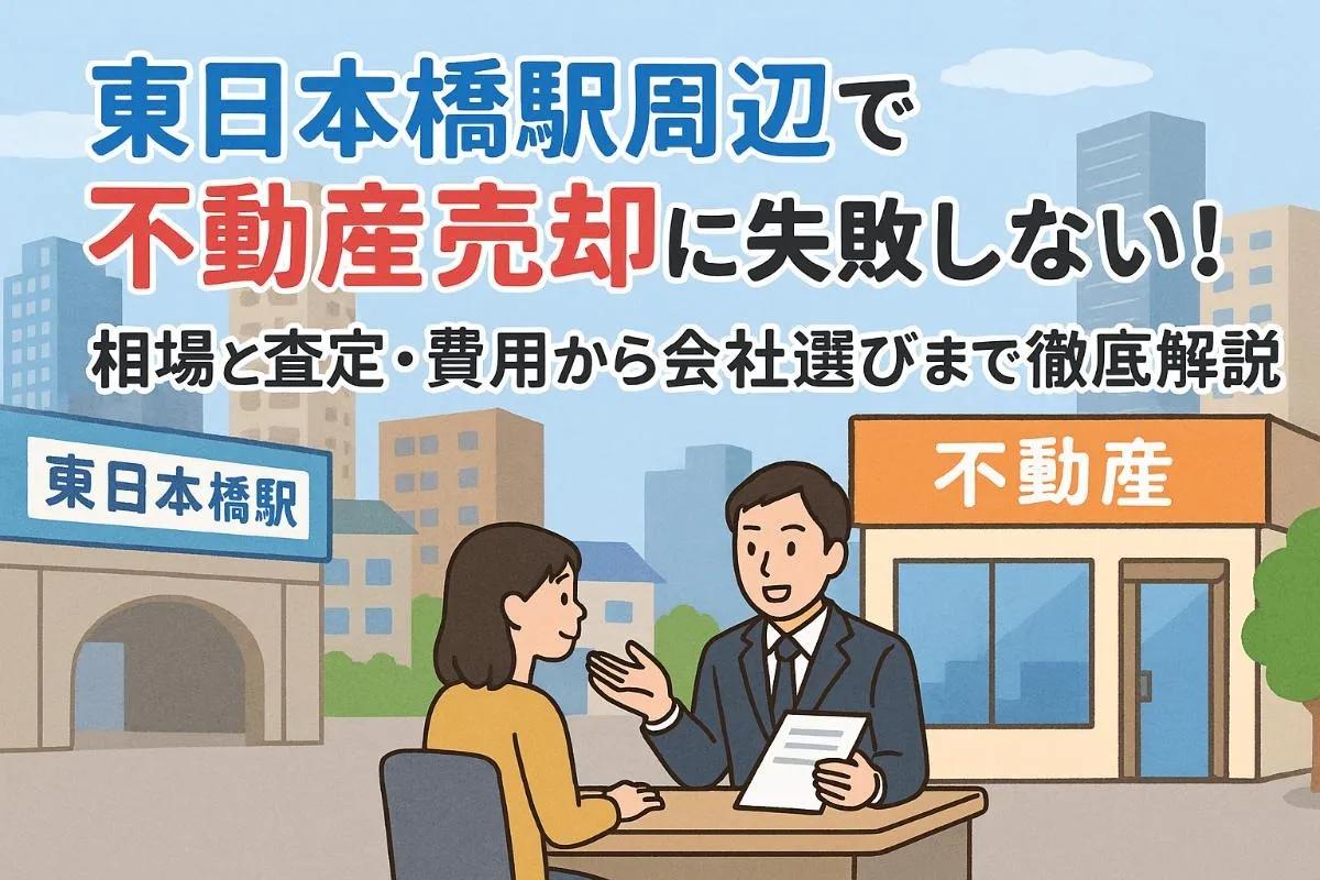 東日本橋駅周辺で不動産売却に失敗しない！相場と査定・費用から会社選びまで徹底解説