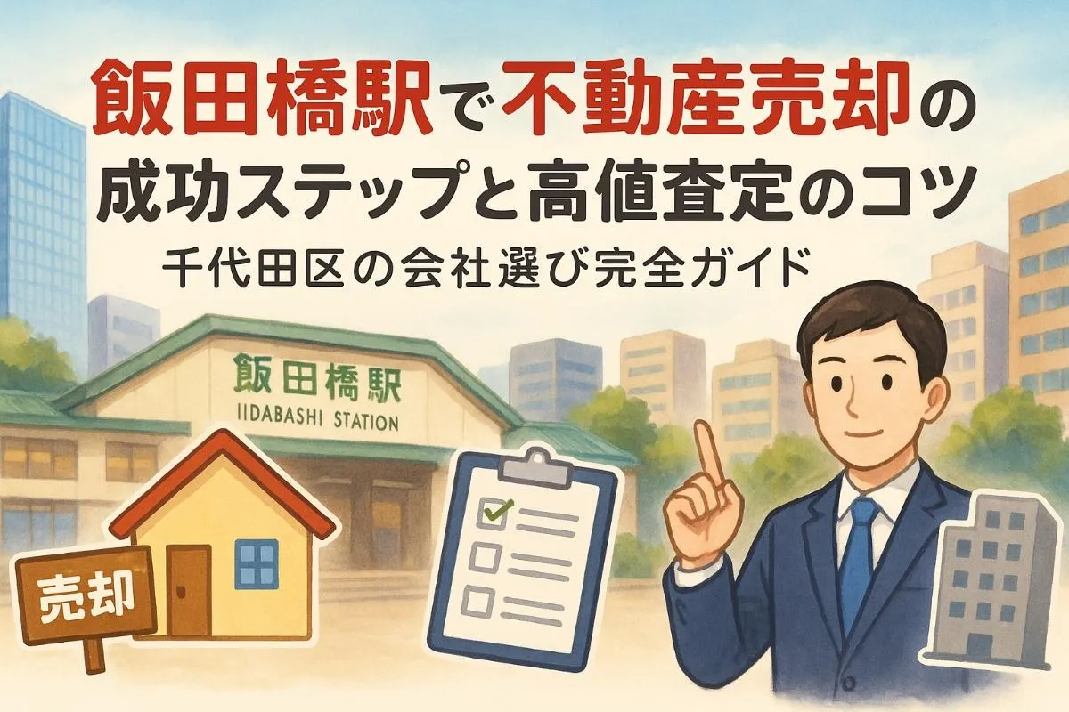 飯田橋駅で不動産売却の成功ステップと高値査定のコツ｜千代田区の会社選び完全ガイド