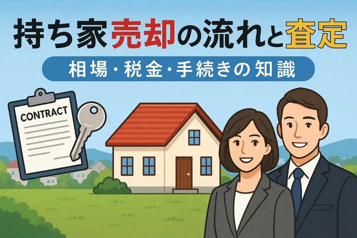 持ち家を売却する流れと査定を徹底解説｜相場・税金・手続きなど失敗しない知識