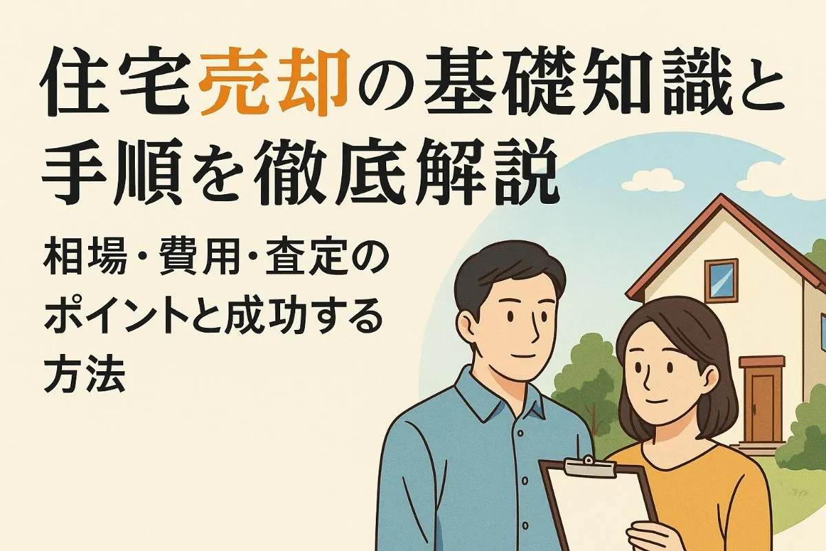 住宅売却の基礎知識と成功手順を徹底解説｜相場・費用・査定のポイントと方法