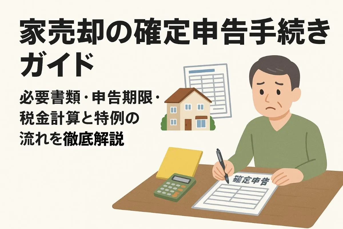 家売却の確定申告手続きガイド｜必要書類・申告期限・税金計算と特例の流れを徹底解説