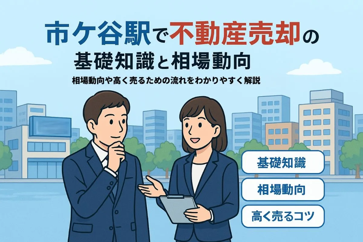 市ケ谷駅で不動産売却の基礎知識と相場動向｜高く売るコツと失敗しない流れ