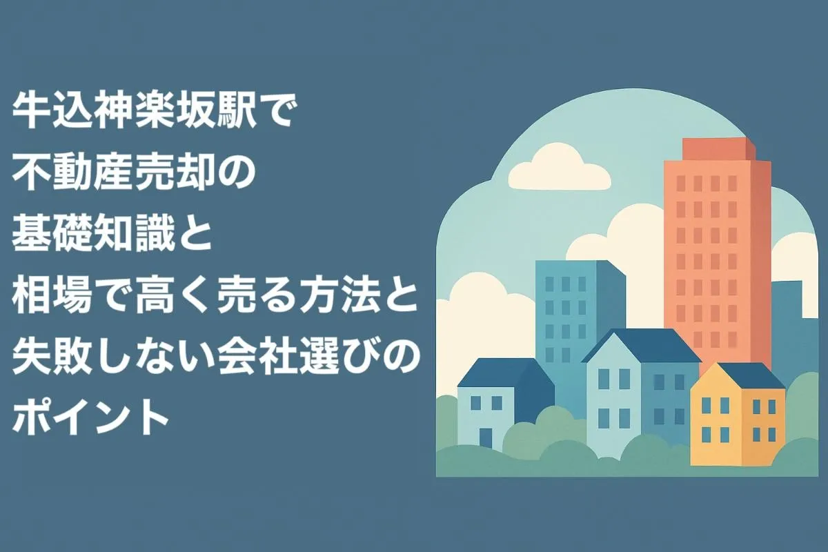 牛込神楽坂駅で不動産売却の基礎知識と相場で高く売る方法と失敗しない会社選びのポイント
