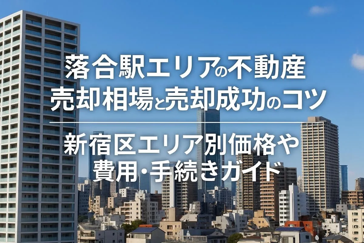 落合駅エリアの不動産売却相場と売却成功のコツ｜新宿区エリア別価格や費用・手続きガイド