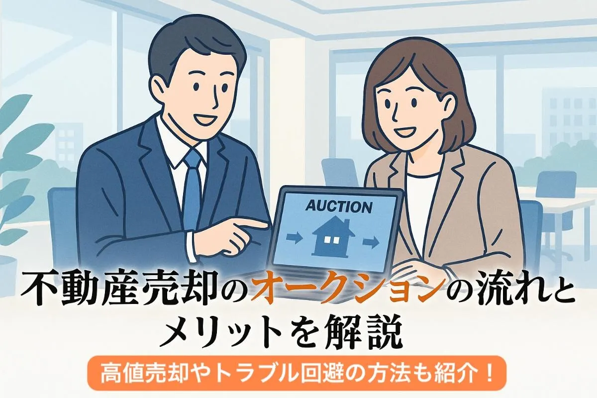 不動産売却のオークションの流れとメリットを解説｜高値売却やトラブル回避の方法も紹介！
