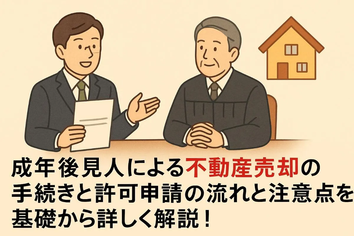 成年後見人による不動産売却の手続きと許可申請の流れと注意点を基礎から詳しく解説！