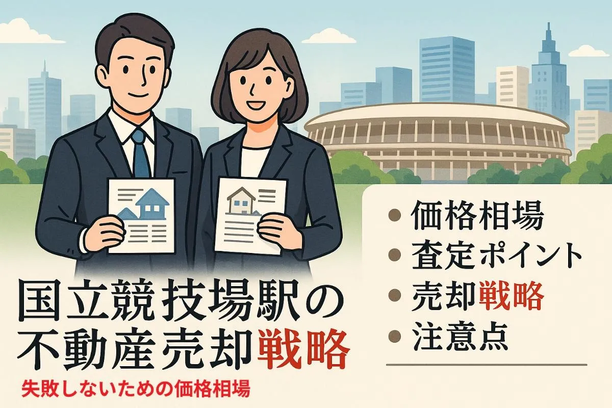 国立競技場駅エリアで不動産売却に失敗しないための価格相場と高値売却の最新戦略