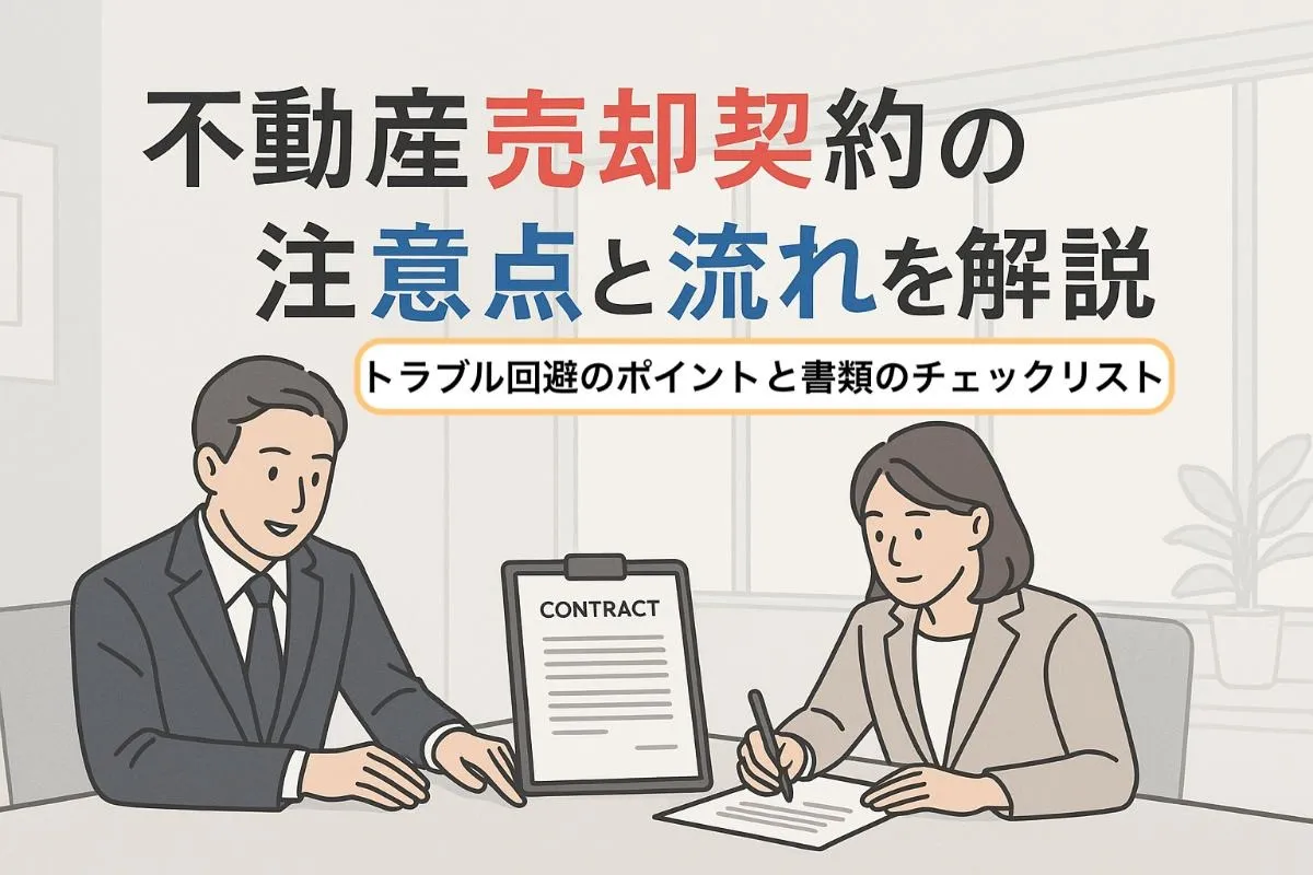 不動産売却契約の注意点と流れを解説｜トラブル回避のポイントと書類のチェックリスト