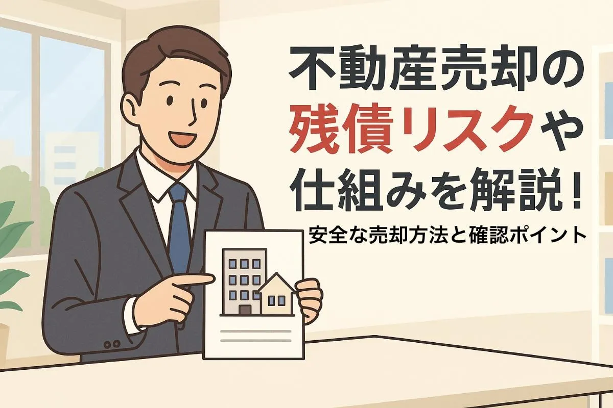 不動産売却の残債リスクや仕組みを解説！安全な売却方法と確認ポイント