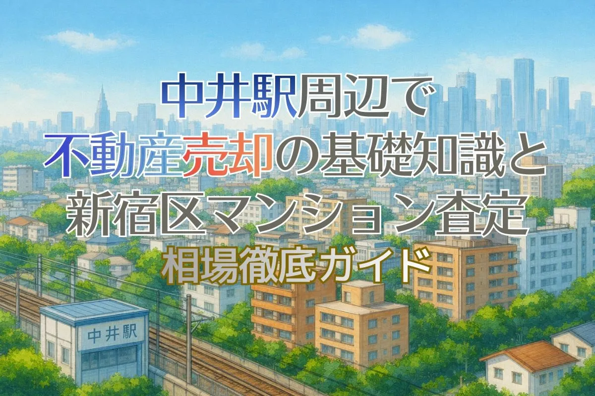 中井駅周辺で不動産売却の基礎知識と新宿区マンション査定相場徹底ガイド