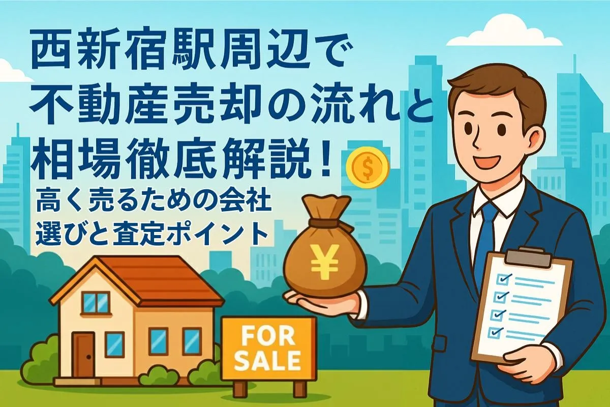 西新宿五丁目駅周辺で不動産売却の相場や高く売るコツと失敗しない会社選び完全ガイド