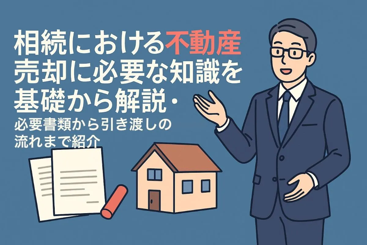 相続における不動産売却に必要な知識を基礎から解説・必要書類から引き渡しの流れまで紹介
