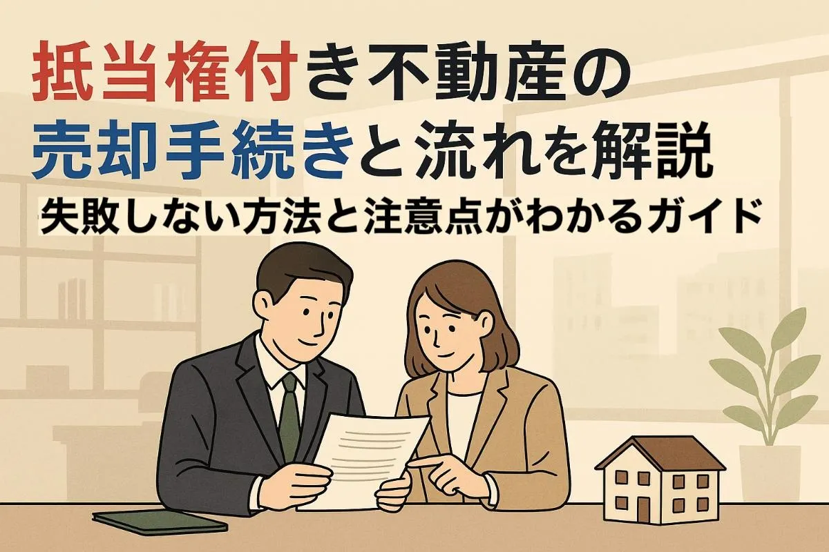 抵当権付き不動産の売却手続きと流れを解説｜失敗しない方法と注意点がわかるガイド！