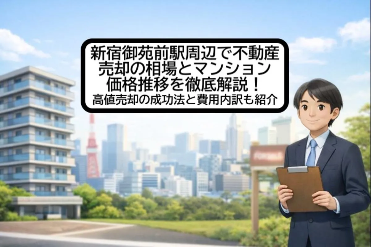 新宿御苑前駅周辺で不動産売却の相場とマンション価格推移を徹底解説！高値売却の成功法と費用内訳も紹介
