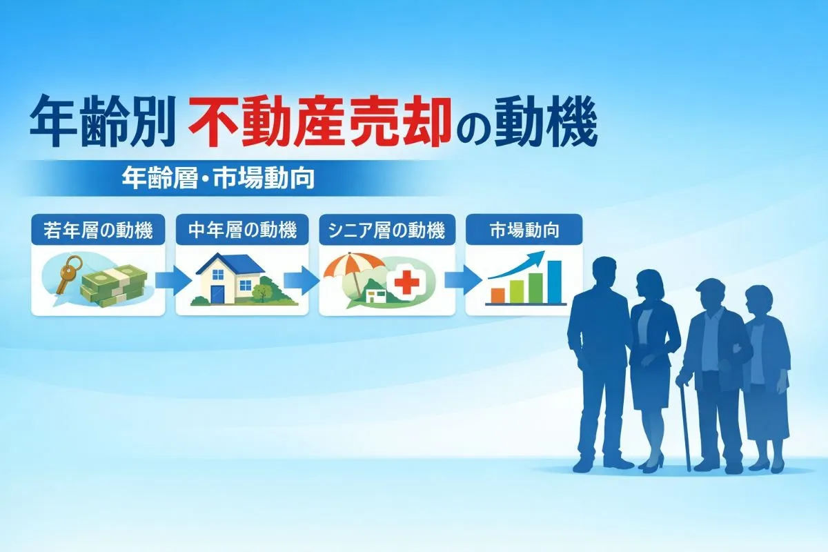 不動産売却の年齢層ごとに変わる売却動機と市場動向を徹底解説！最新データで比較する最適な売却タイミングと注意点