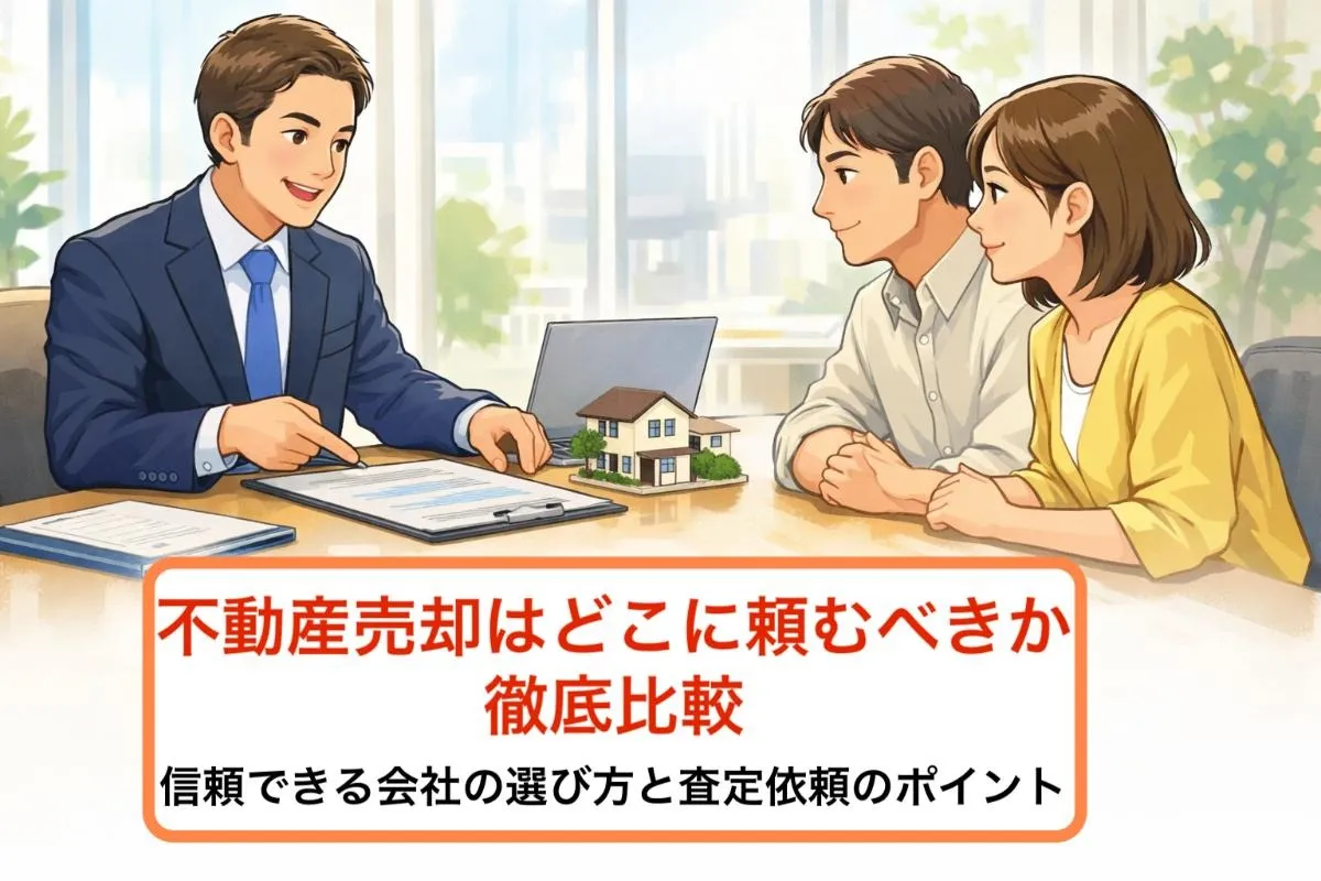 不動産売却はどこに頼むべきか徹底比較｜信頼できる会社の選び方と査定依頼のポイント