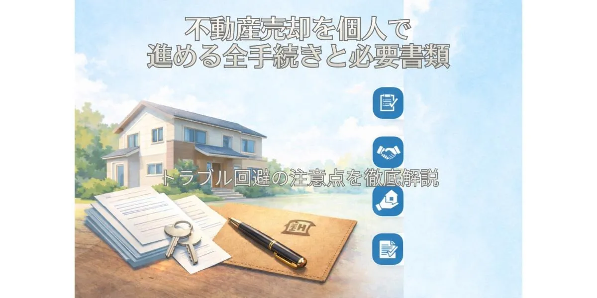 不動産売却を個人で進める全手続きと必要書類・トラブル回避の注意点を徹底解説