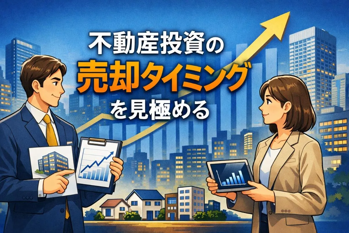 不動産投資の売却タイミングを見極める判断と高値で売るためのポイントを解説！
