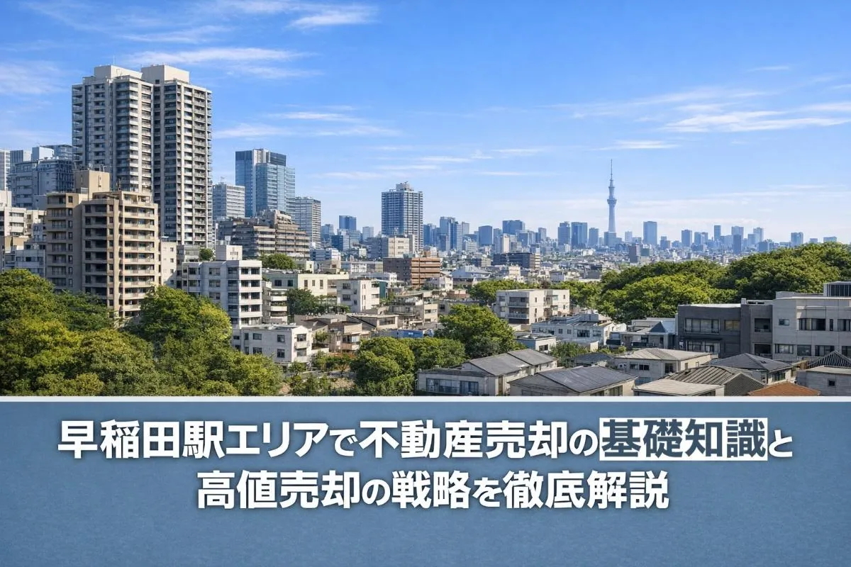早稲田駅エリアで不動産売却の基礎知識と高値売却の戦略を徹底解説