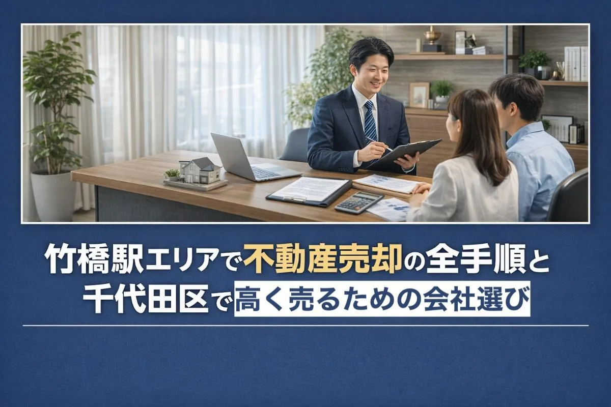 竹橋駅エリアで不動産売却の全手順と千代田区で高く売るための会社選び