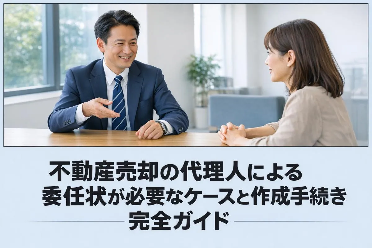 不動産売却の代理人による委任状が必要なケースと作成手続き完全ガイド