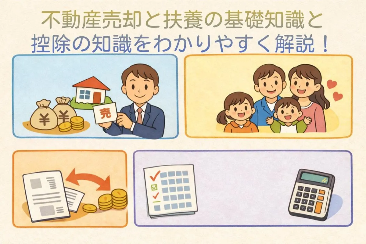 不動産売却と扶養の基礎知識と控除の知識をわかりやすく解説！