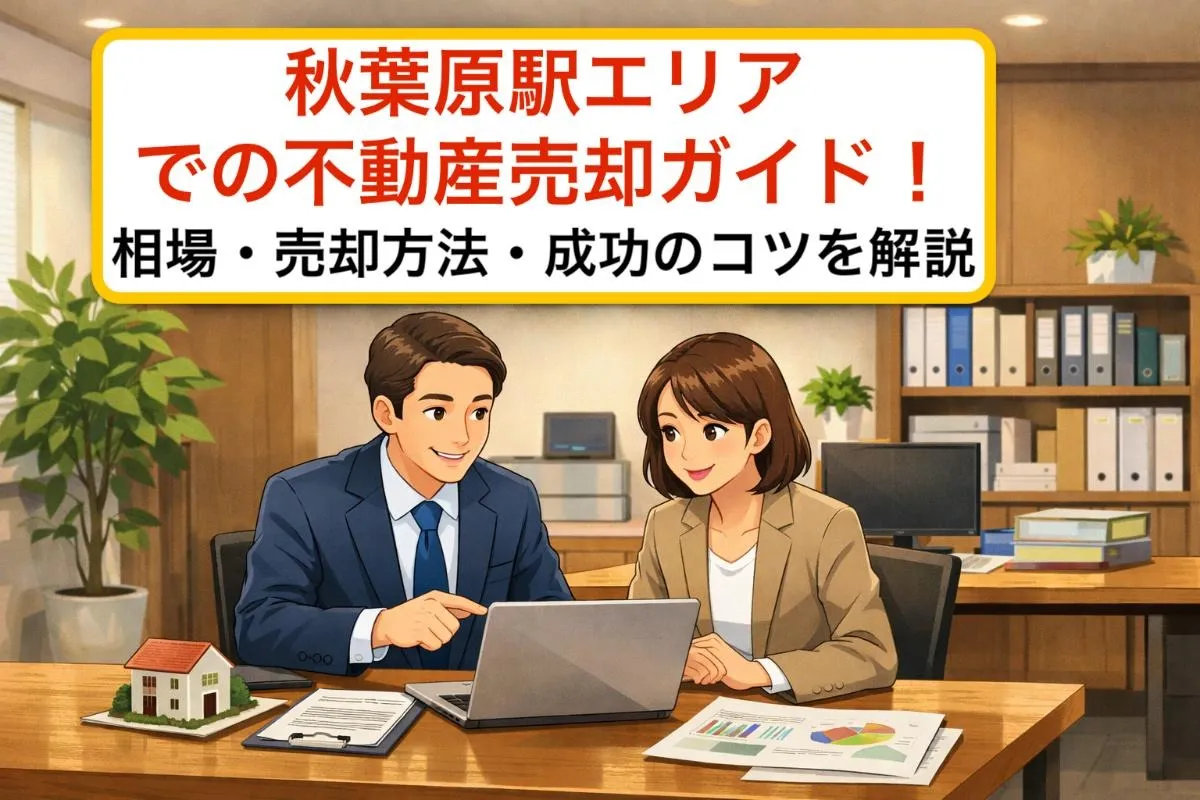 秋葉原駅エリアでの不動産売却ガイド！相場・売却方法・成功のコツを解説