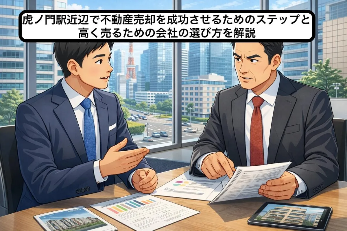 虎ノ門駅近辺で不動産売却を成功させるためのステップと高く売るための会社の選び方を解説