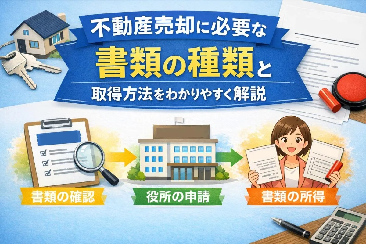 不動産売却に必要な書類の種類と取得方法をわかりやすく解説