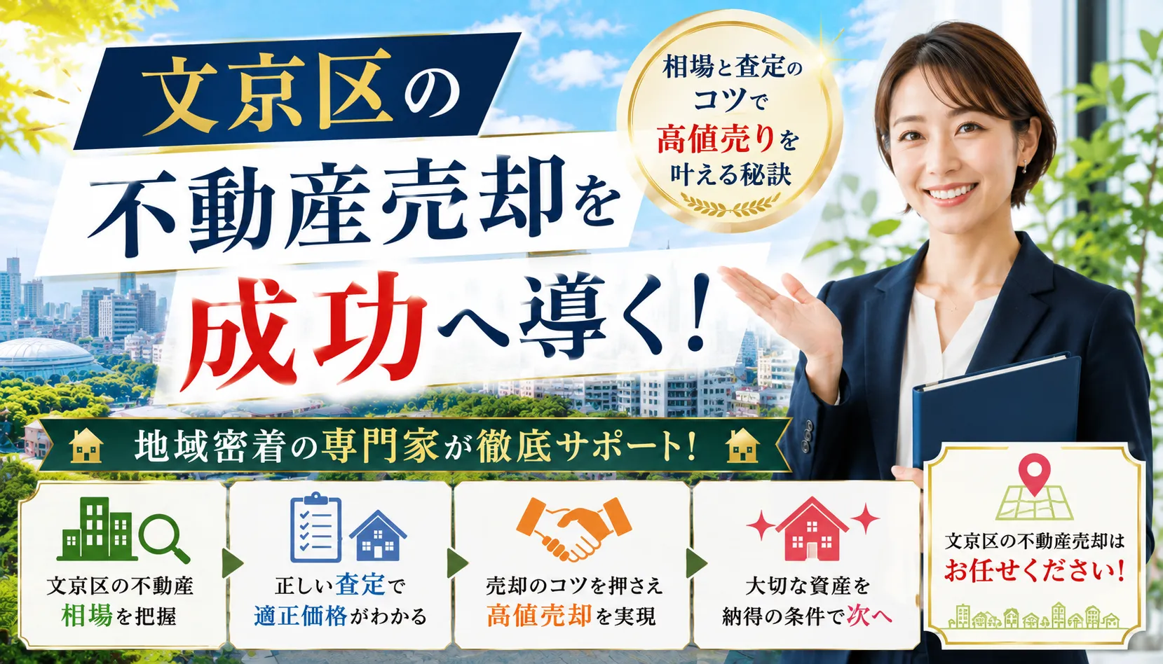 文京区の不動産売却を成功へ導く!相場と査定のコツで高値売りを叶える秘訣