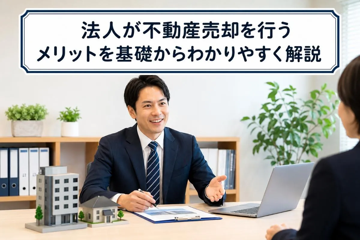 法人が不動産売却を行うメリットを基礎からわかりやすく解説