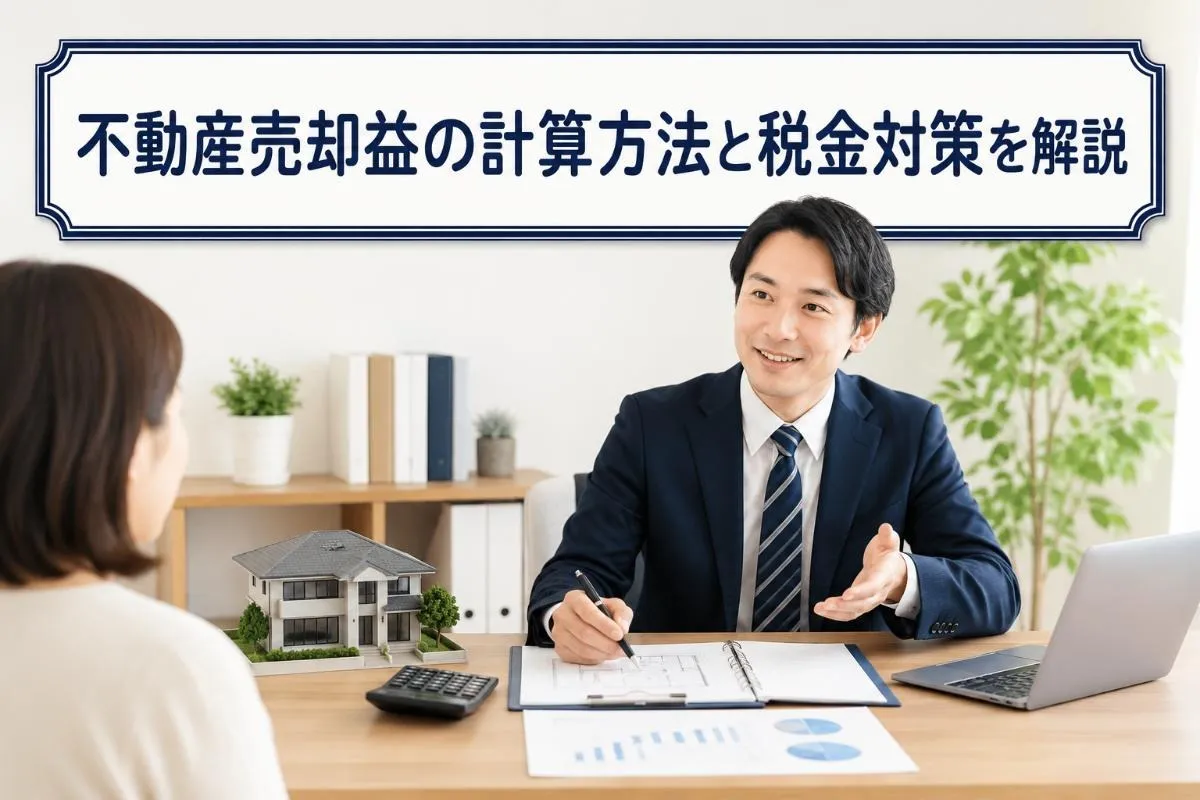 不動産売却益の計算方法と税金対策を解説