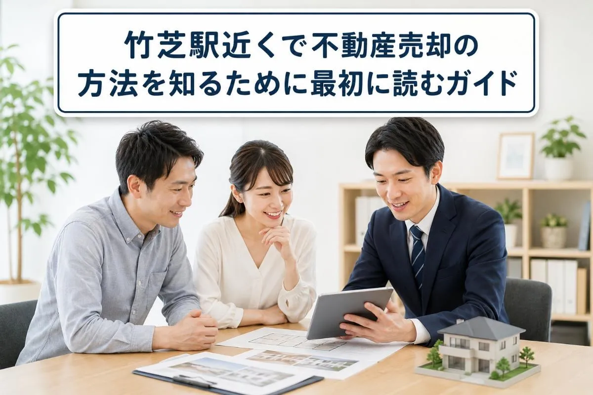 竹芝駅近くで不動産売却の方法を知るために最初に読むガイド
