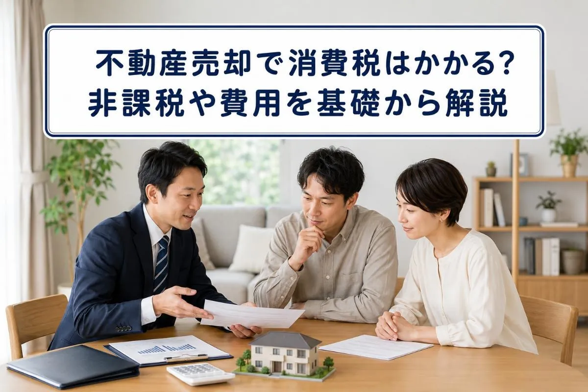 不動産売却で消費税はかかる？非課税や費用を基礎から解説