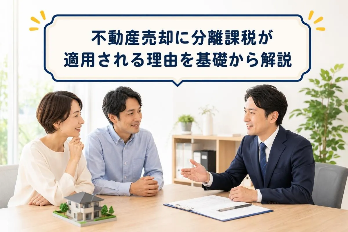 不動産売却に分離課税が適用される理由を基礎から解説